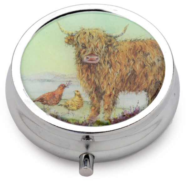 Pill Box - Jan Pashley Highland Coo Cow - Image 4
