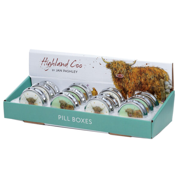 Pill Box - Jan Pashley Highland Coo Cow - Image 5