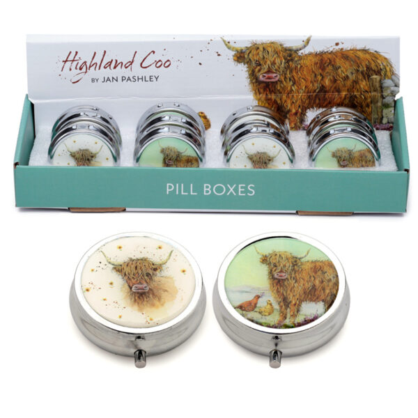 Pill Box - Jan Pashley Highland Coo Cow - Image 6