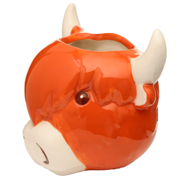Decorative Ceramic Indoor Wall Planter/Plant Pot - Highland Coo Cow - Image 4