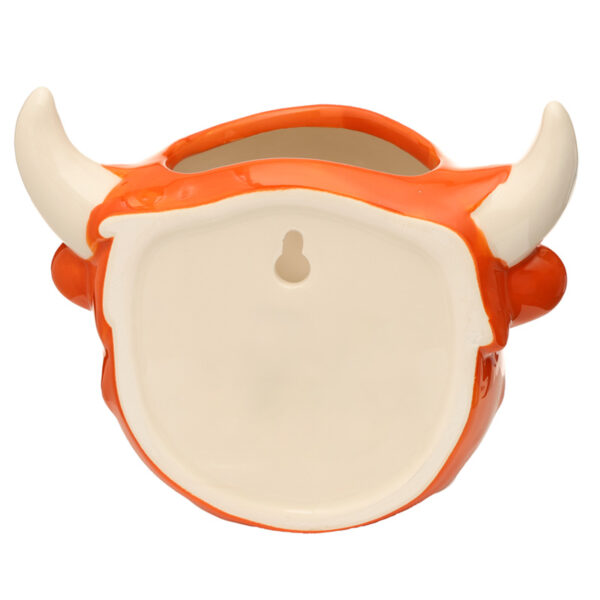 Decorative Ceramic Indoor Wall Planter/Plant Pot - Highland Coo Cow - Image 5