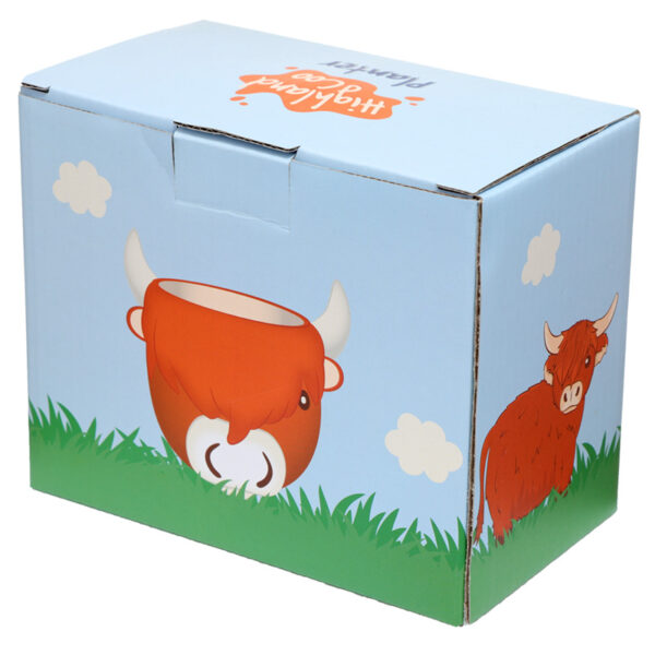 Decorative Ceramic Indoor Wall Planter/Plant Pot - Highland Coo Cow - Image 7
