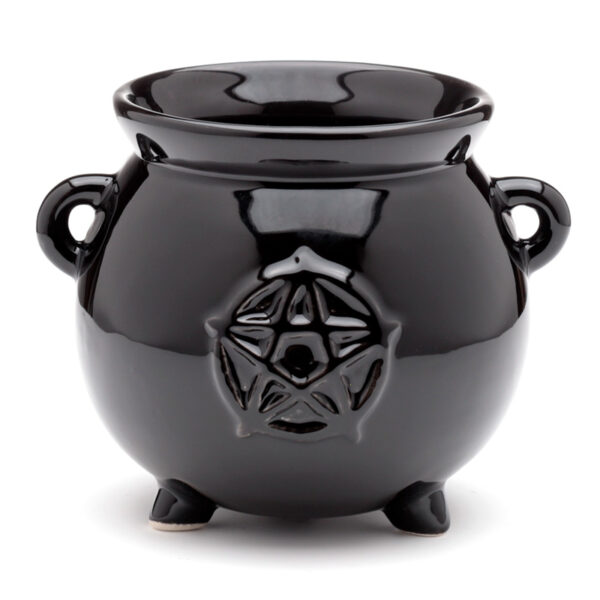 Decorative Ceramic Indoor Shaped Planter - Witches Cauldron - Image 4
