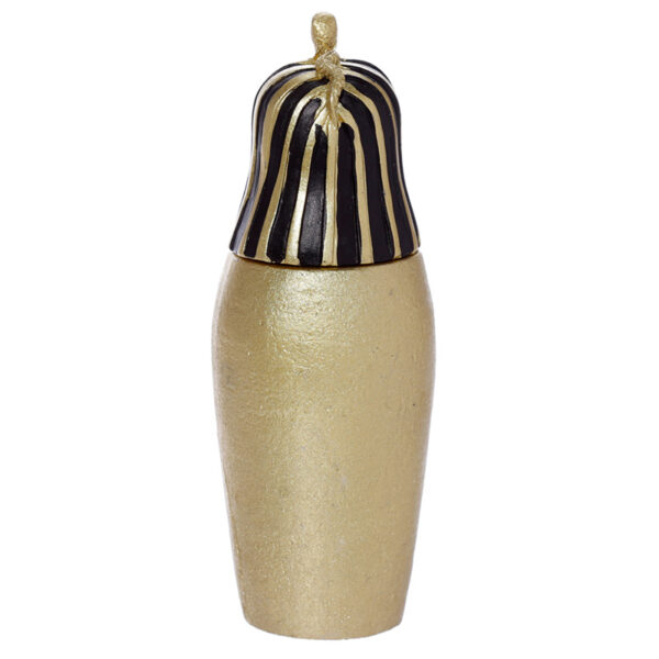 Decorative Gold Egyptian Canopic Jar Trinket Box - Image 10