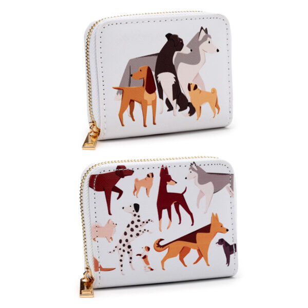 Small Zip Around Wallet - Barks Dog - Image 2