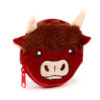 Plush Change Purse - Highland Coo Cow - Image 5