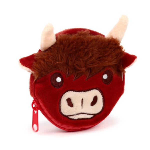 Plush Change Purse - Highland Coo Cow - Image 5
