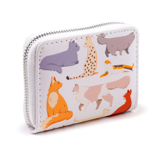 Small Zip Around Wallet - Feline Fine Cats - Image 7