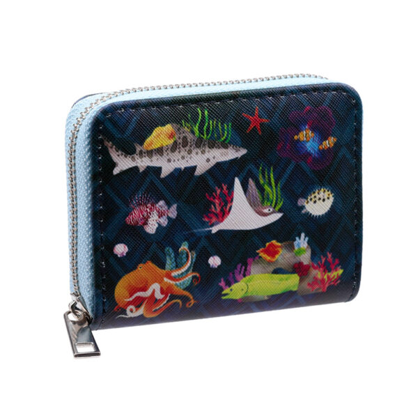 Small Zip Around Wallet - Marine Kingdom - Image 9