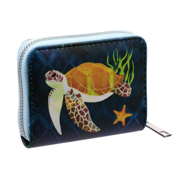 Small Zip Around Wallet - Marine Kingdom - Image 11