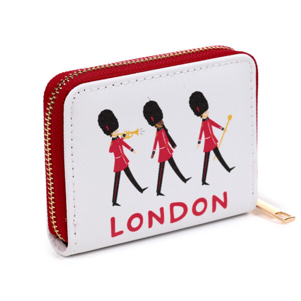 Small Zip Around Wallet - London Souvenir - Image 4