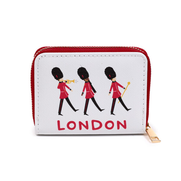 Small Zip Around Wallet - London Souvenir - Image 7