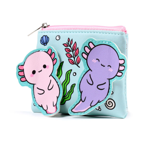 Shaped Change Purse - Adoramals Maddie the Axolotl - Image 5