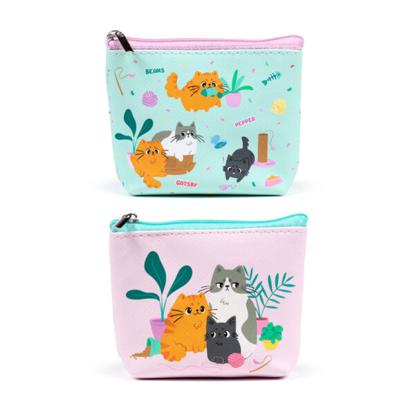 PVC Purse - Beans & Co Cats - Image 2