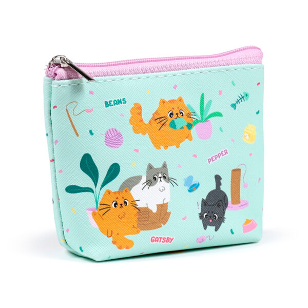 PVC Purse - Beans & Co Cats - Image 3