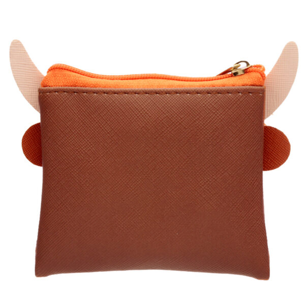 PVC Purse - Highland Coo Cow with Fluffy Fringe - Image 3