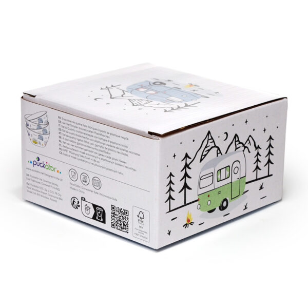 Recycled RPET Set of 4 Picnic Bowls - Wildwood Caravan - Image 8