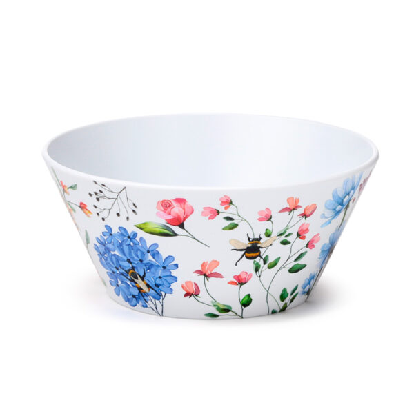 Recycled RPET Set of 4 Picnic Bowls - Nectar Meadows - Image 3