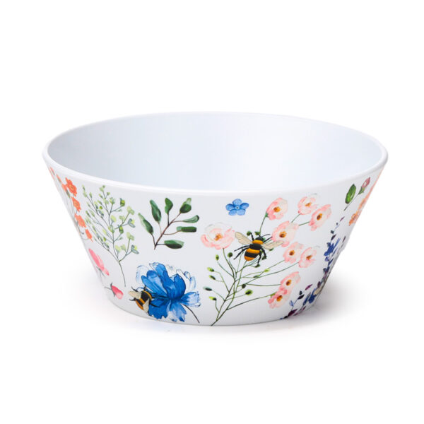 Recycled RPET Set of 4 Picnic Bowls - Nectar Meadows - Image 5