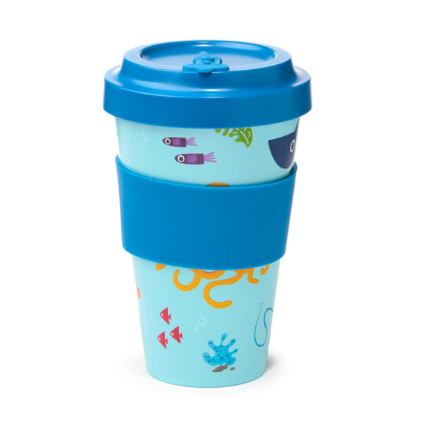Recycled RPET Travel Mug 400ml - Splosh Sealife - Image 3