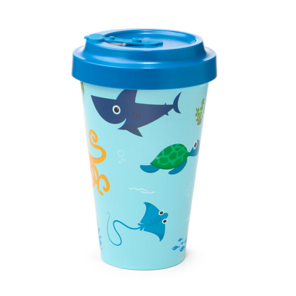 Recycled RPET Travel Mug 400ml - Splosh Sealife - Image 5