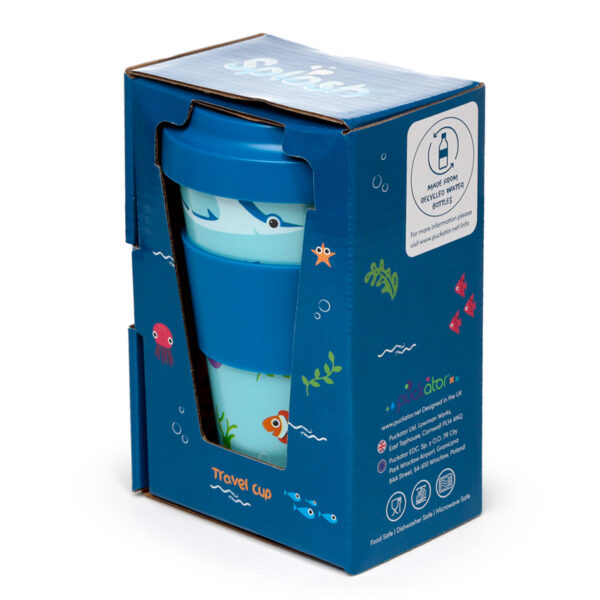 Recycled RPET Travel Mug 400ml - Splosh Sealife - Image 8