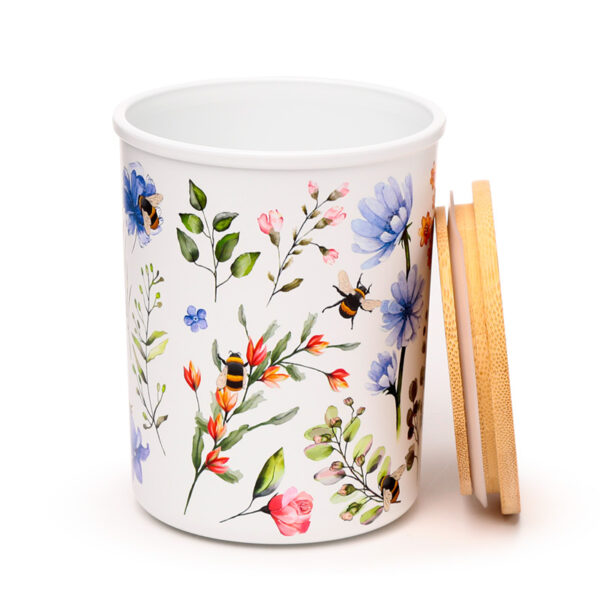 Recycled RPET Set of 2 Storage Jars S/M - Nectar Meadows - Image 3