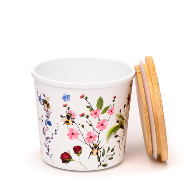 Recycled RPET Set of 2 Storage Jars S/M - Nectar Meadows - Image 4
