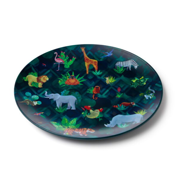 Recycled RPET Set of 4 Picnic Plates - Animal Kingdom - Image 4