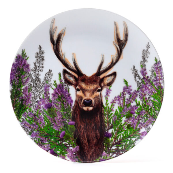 Recycled RPET Set of 4 Picnic Plates - Wild Stag - Image 3