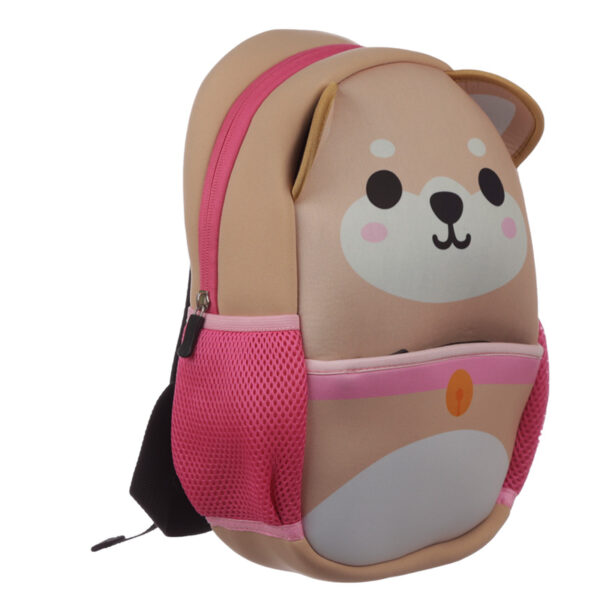Kids School Neoprene Rucksack/Backpack - Adoramals Shiba Inu Dog - Image 4