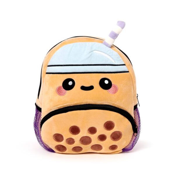Kids School Rucksack Backpack - Foodiemals Boba the Bubble Tea - Image 2