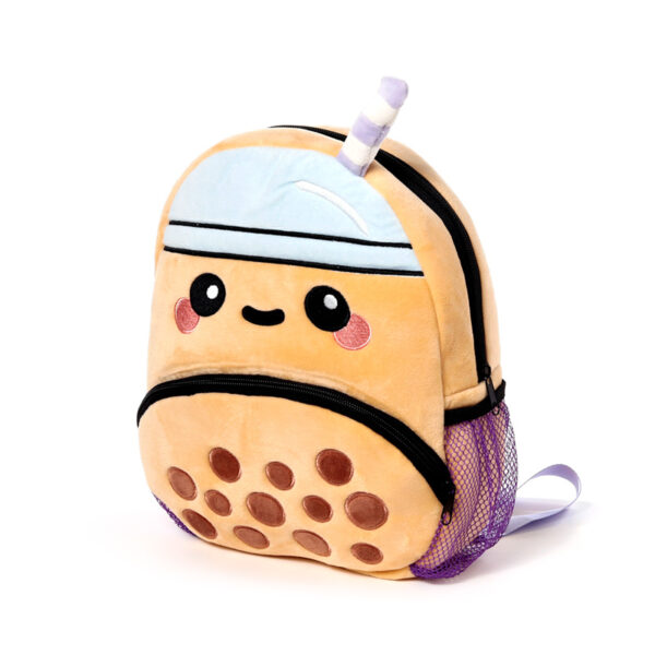 Kids School Rucksack Backpack - Foodiemals Boba the Bubble Tea - Image 3