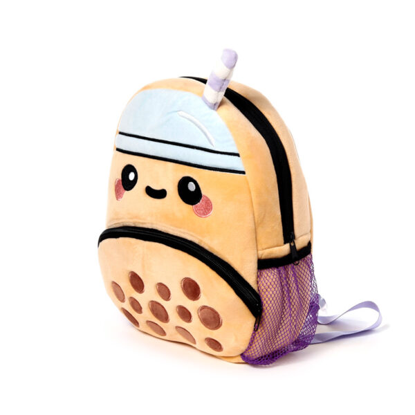Kids School Rucksack Backpack - Foodiemals Boba the Bubble Tea - Image 4