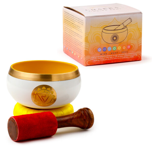 Chakra Singing Bowl - Yellow - Image 9