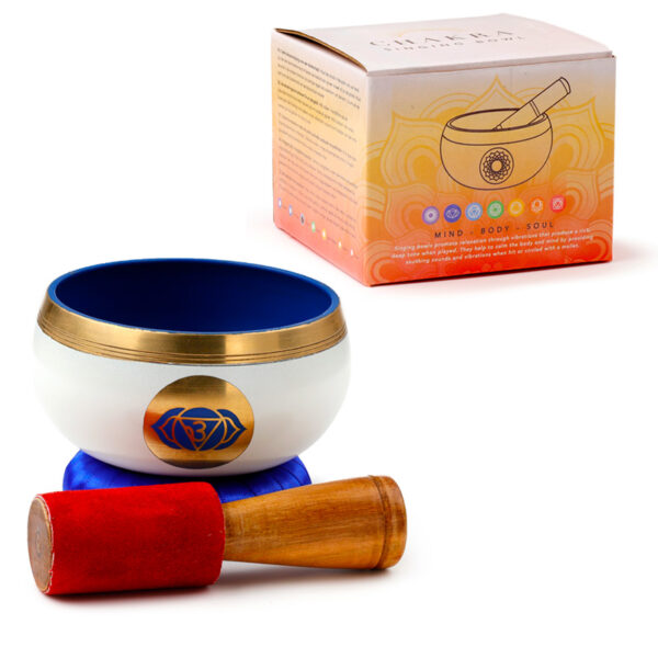 Chakra Singing Bowl - Blue - Image 9