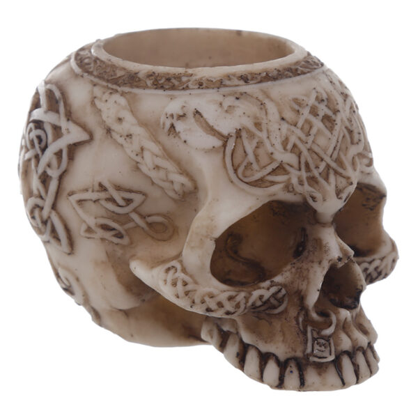 Tea Light Candle Holder - Skull - Image 5