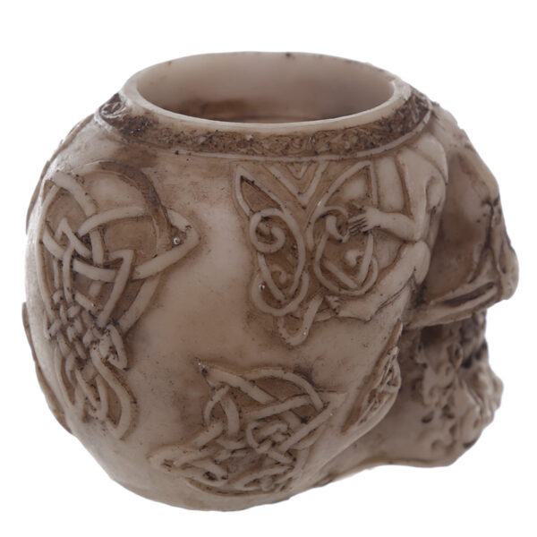 Tea Light Candle Holder - Skull - Image 7