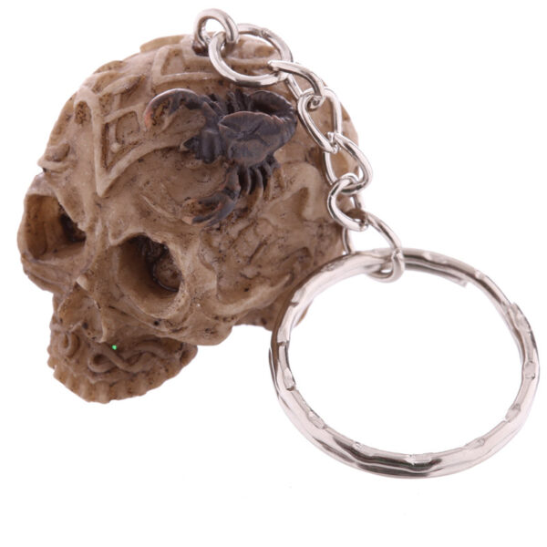 Novelty Keyring - Celtic Skull Head - Image 4