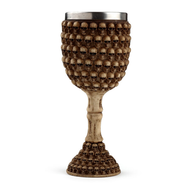Decorative Gothic Multi Skulls Goblet - Image 2
