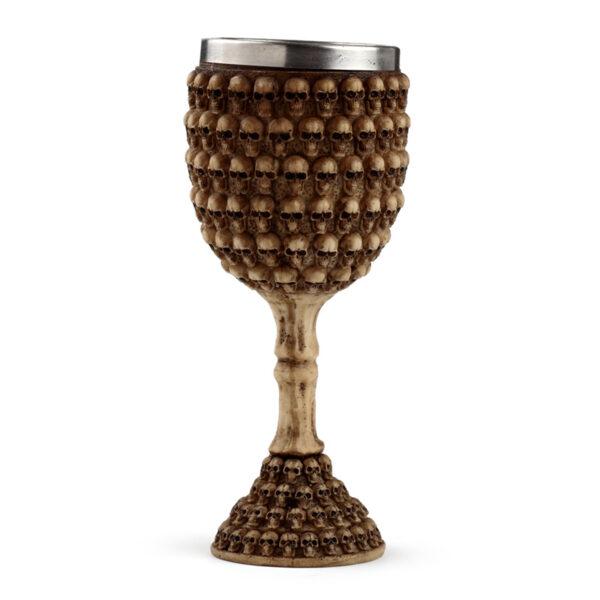 Decorative Gothic Multi Skulls Goblet - Image 3