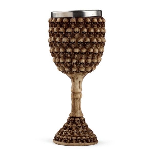Decorative Gothic Multi Skulls Goblet - Image 5