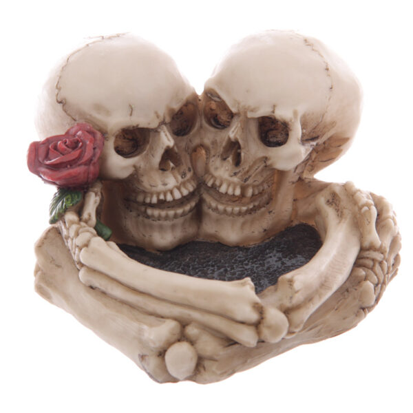 Fantasy Skull Lovers Ashtray - Image 2