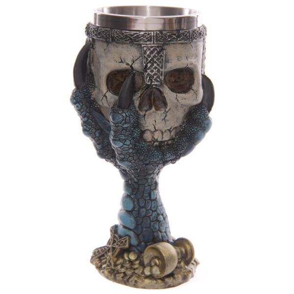 Decorative Dragons Claw and Skull Goblet - Image 2