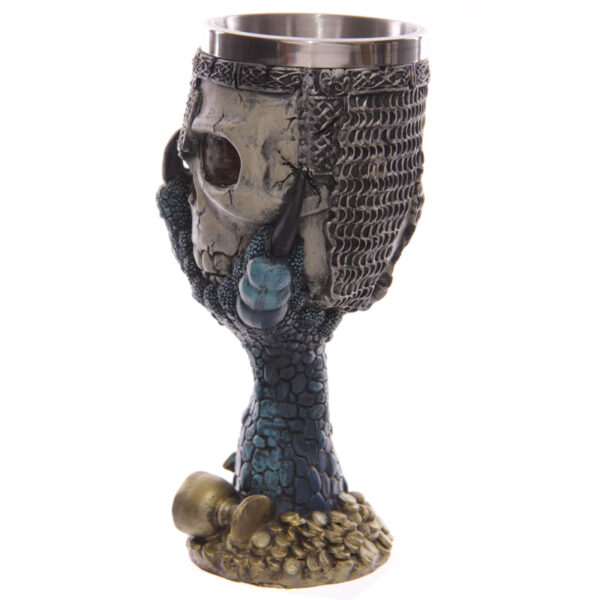 Decorative Dragons Claw and Skull Goblet - Image 3