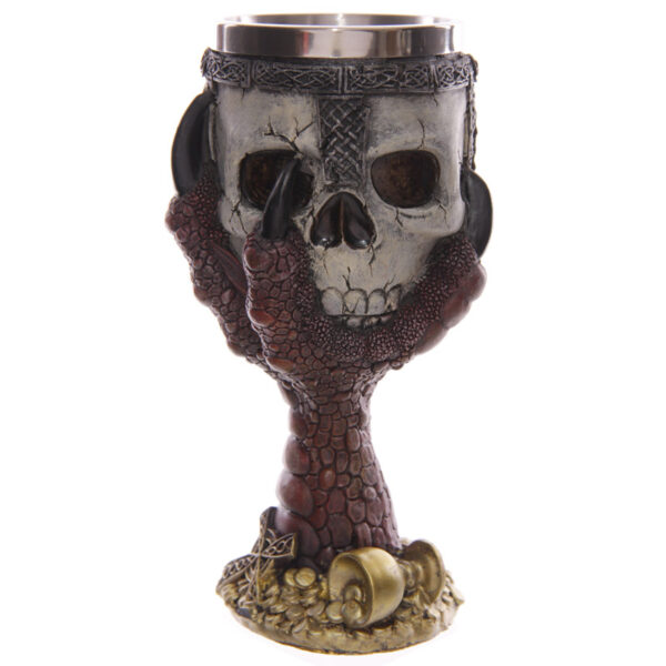 Decorative Dragons Claw and Skull Goblet - Image 5