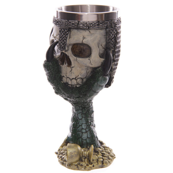 Decorative Dragons Claw and Skull Goblet - Image 8