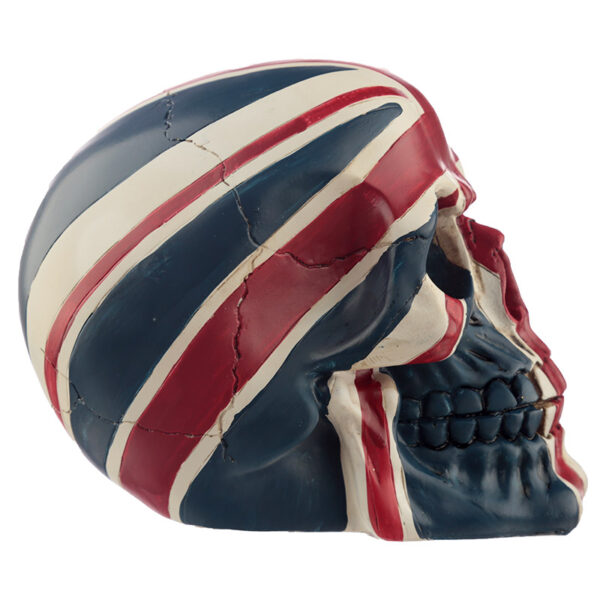 Novelty Union Jack Skull Ornament - Image 3