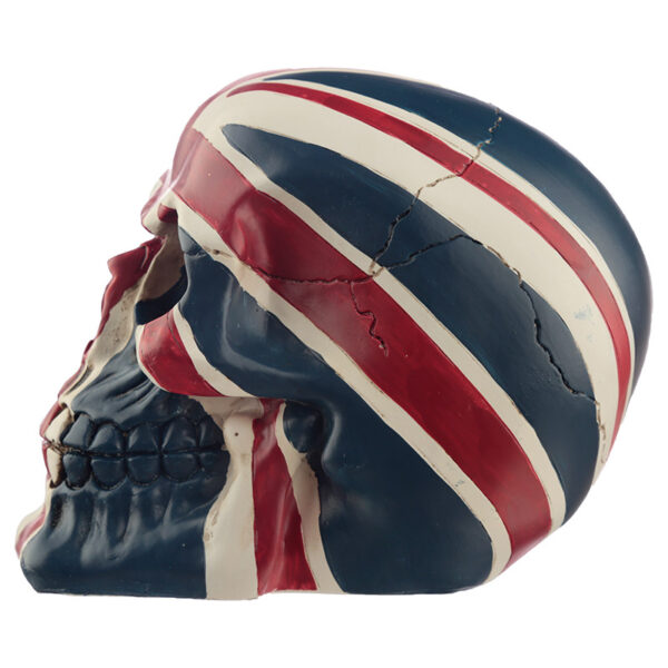 Novelty Union Jack Skull Ornament - Image 5