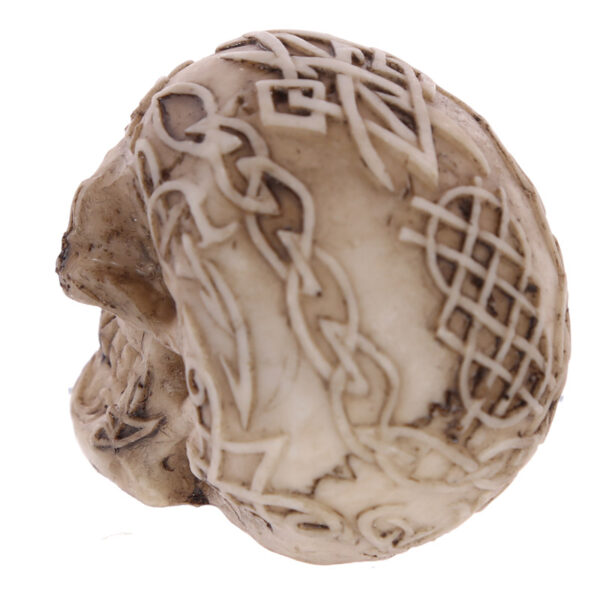 Mini Gothic Skull Decoration with Gem Eyes - Image 4